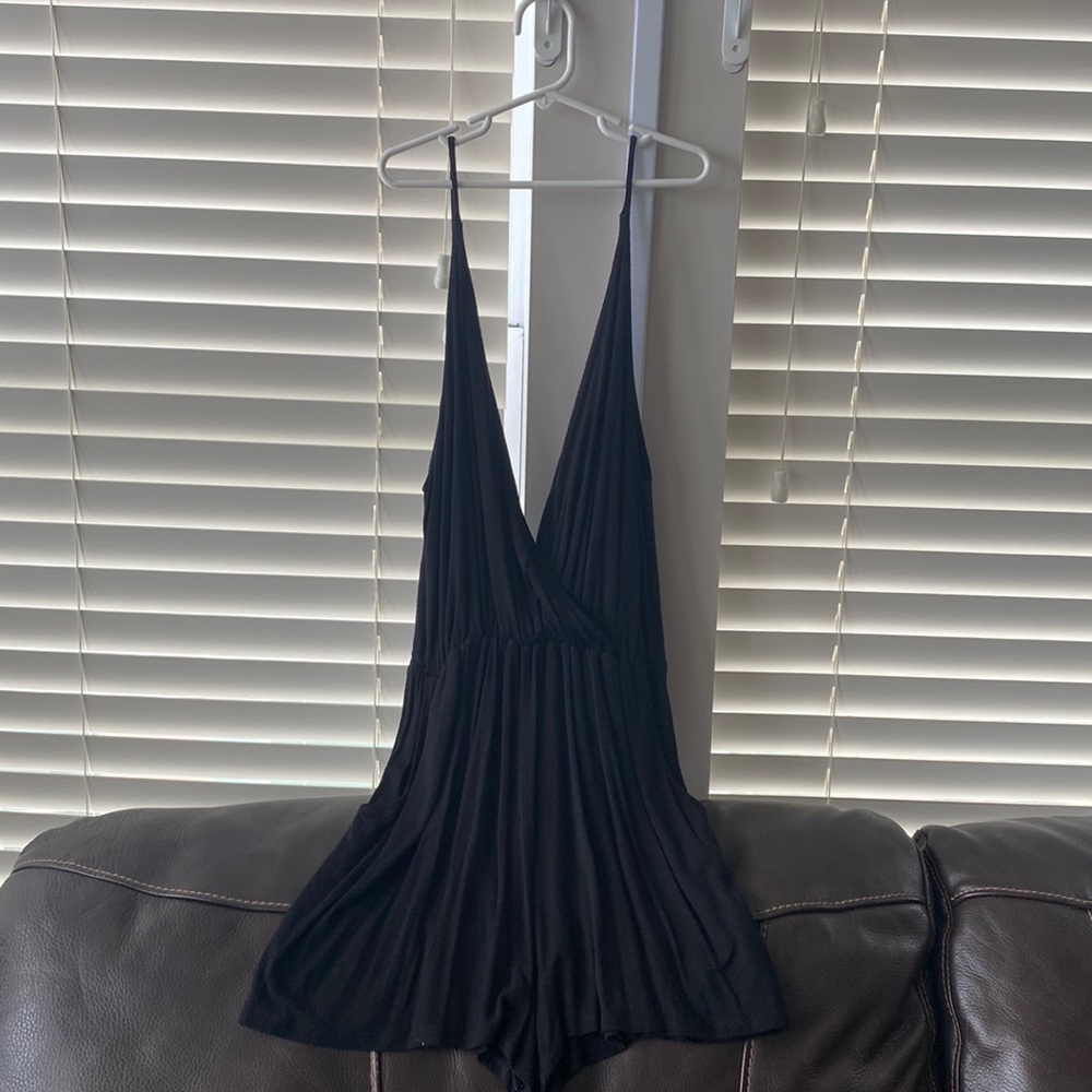 Black Windsor Romper